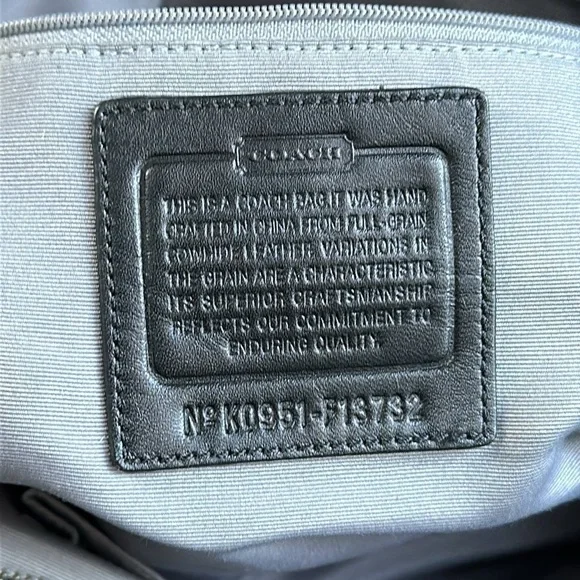 Coach Soho Black Pleated Leather Satchel - Picture 11 of 16